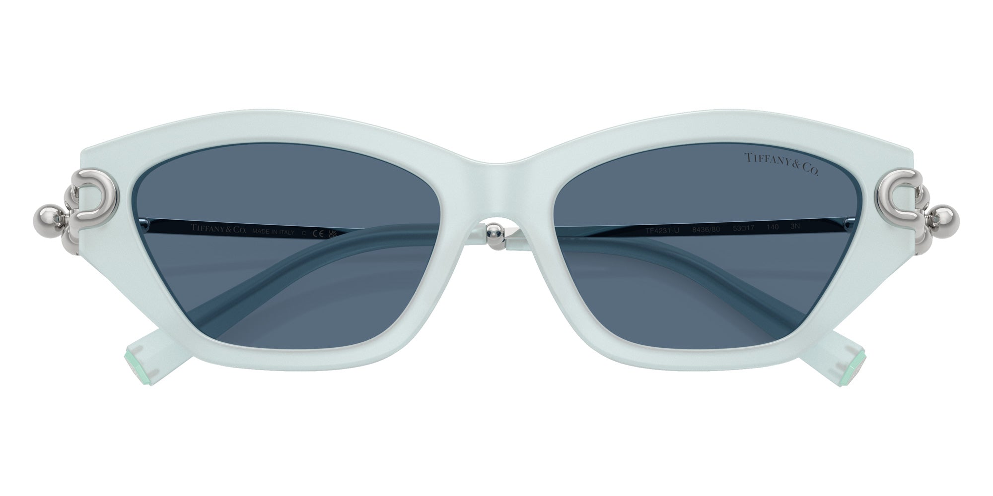 TIFFANY TF4231U 843680 53 - Frosted Pale Sapphire / Dark Blue #id:tf4231u843680_s:100120