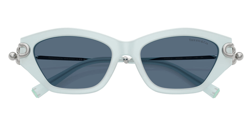 TIFFANY TF4231U 843680 53 - Frosted Pale Sapphire / Dark Blue #id:tf4231u843680_s:100120