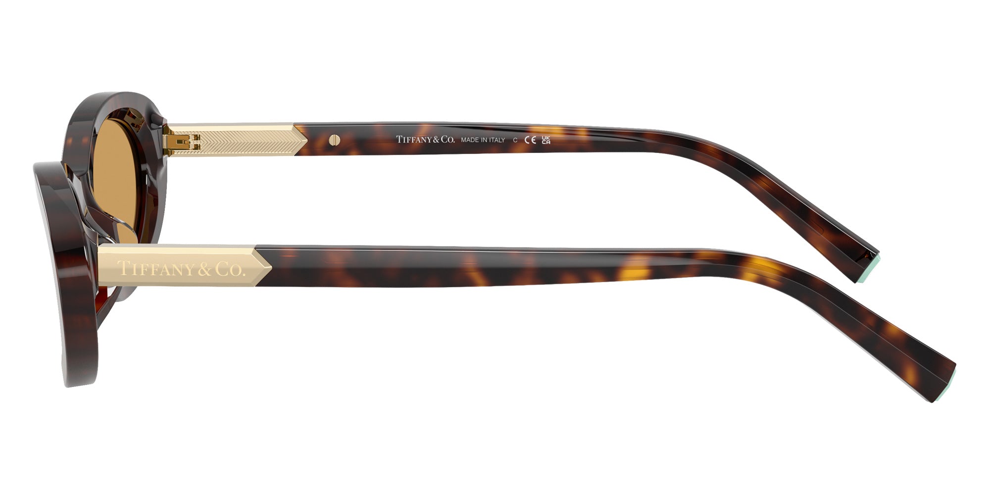 TIFFANY TF4250 801574 56 - Havana / Light Orange Mirrored Silver Internal #id:tf4250801574_s:102110