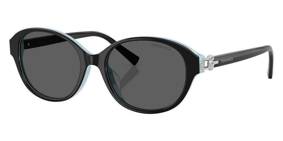 TIFFANY TF4263D 8055S4 54 - Black on Tiffany Blue #id:tf4263d8055s4_s:102105