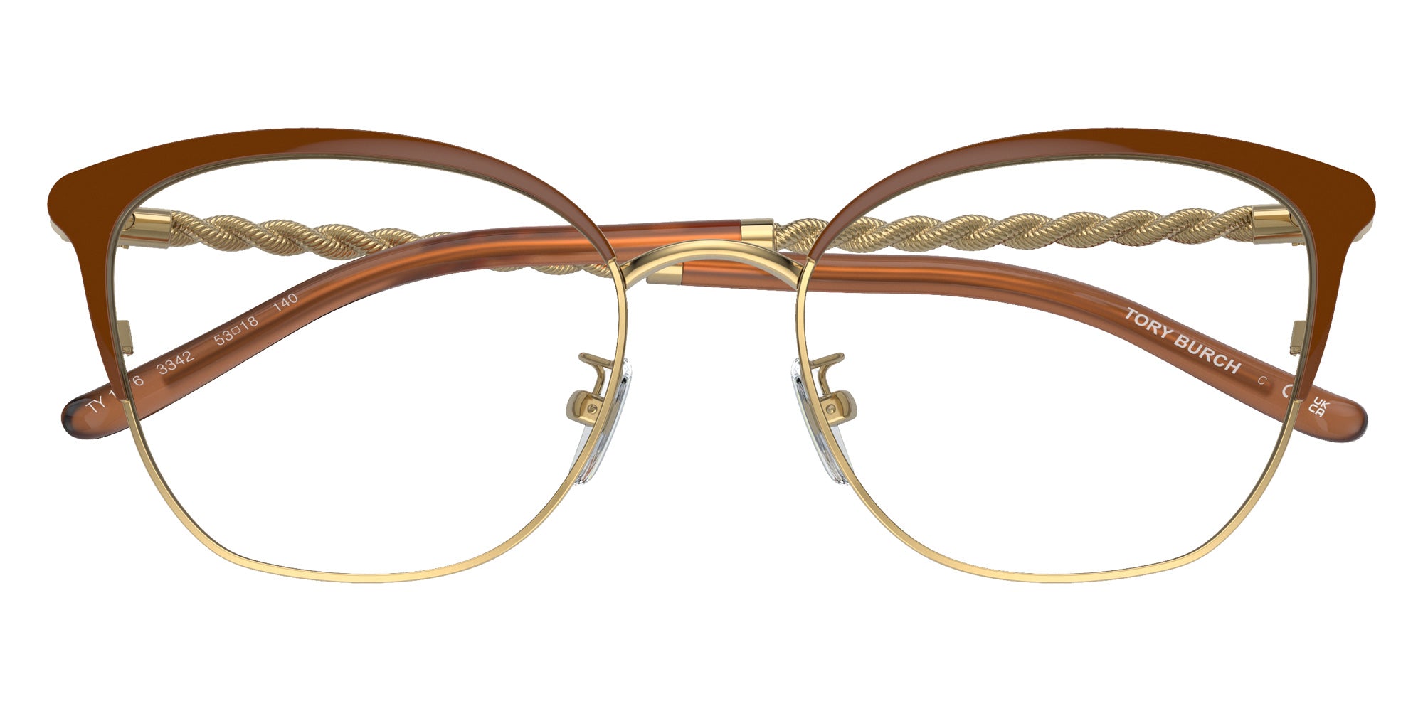 Tory Burch TY1076 3342 51 - Shiny Gold/Camel #id:ty10763342_s:100120