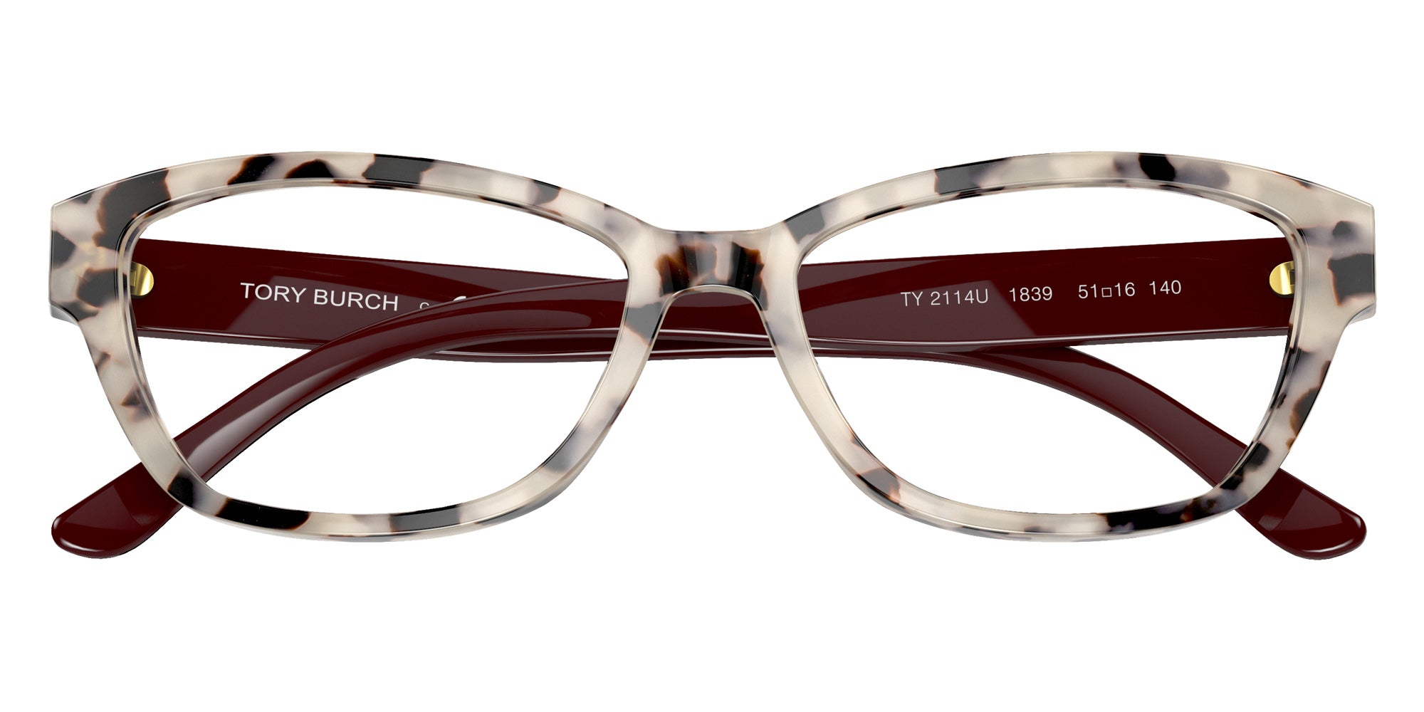 Tory Burch TY2114U 1839 49 - Dalmatian Tortoise #id:ty2114u1839_s:100120