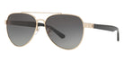 Tory Burch TY6070 327111 57 - Shiny Light Gold Metal / Light Gray Gradient #id:ty6070327111_s:100100