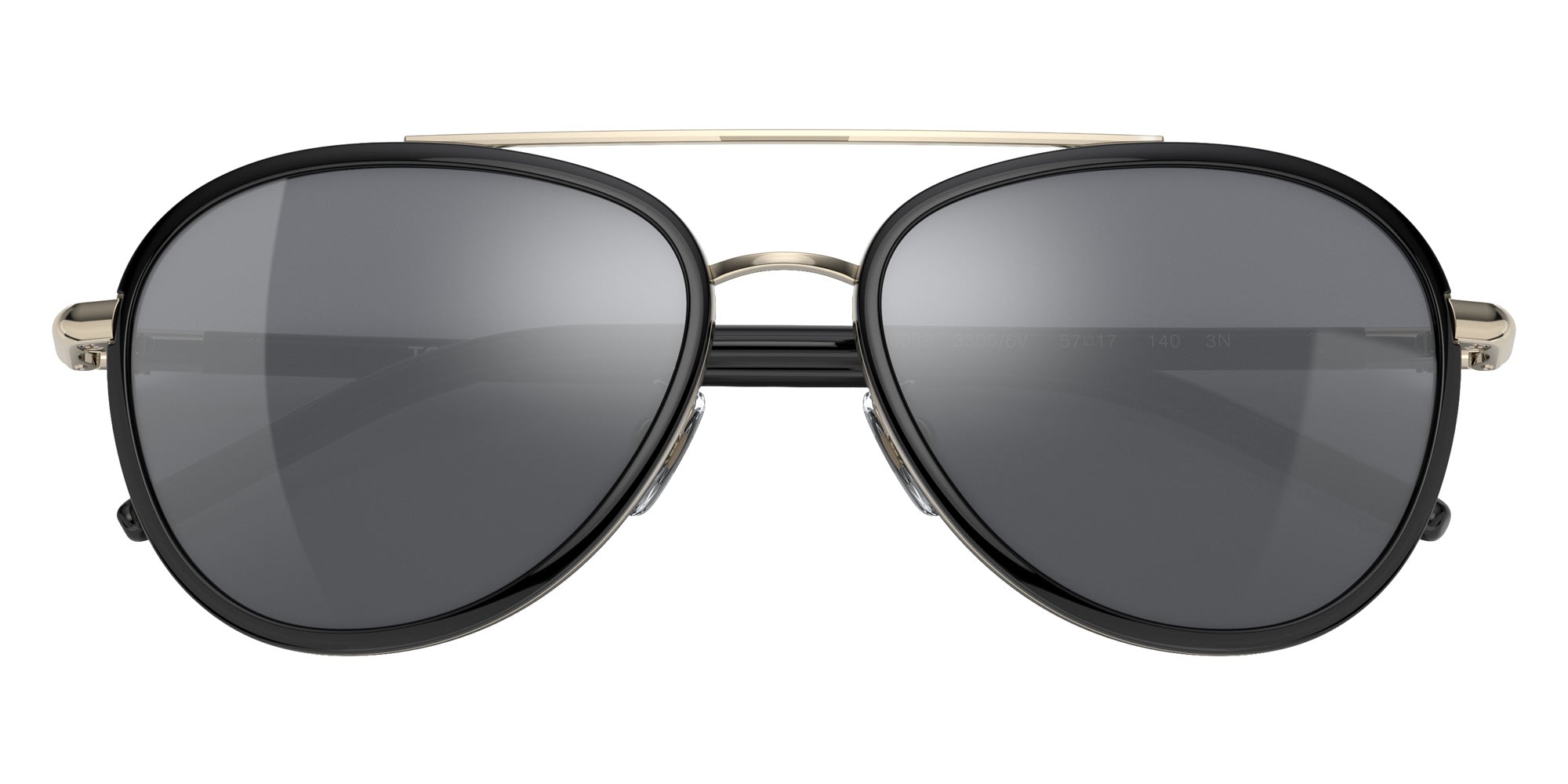 Tory Burch TY6089 33056V 57 - Black / Dark Gray Flash Mirrored #id:ty608933056v_s:100120