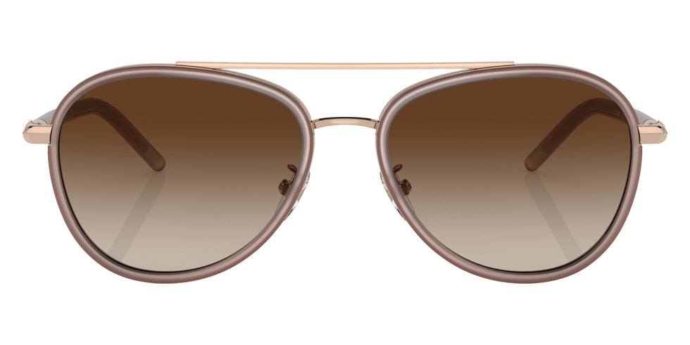 Tory Burch TY6089 332313 57 - Shiny Rose Gold / Milky Pink / Brown Gradient #id:ty6089332313_s:100100