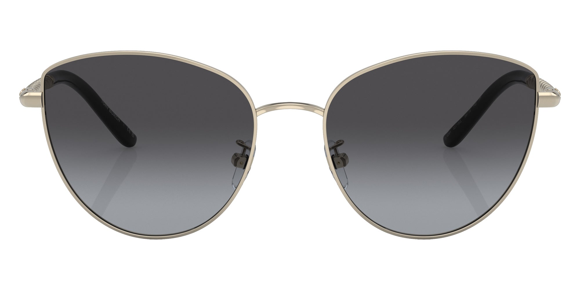 Tory Burch TY6091 32718G 56 - Shiny Light Gold / Gray Gradient #id:ty609132718g_s:100100