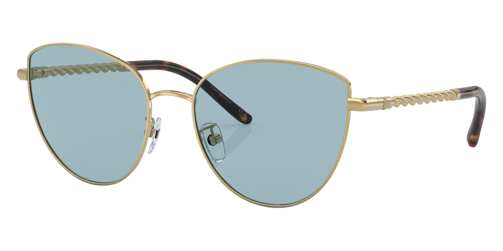 Tory Burch TY6091 330480 56 - Shiny Gold / Solid Azure #id:ty6091330480_s:102105