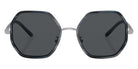 Tory Burch TY6092 333087 55 - Blue Horn / Solid Gray #id:ty6092333087_s:100100