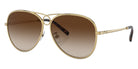 Tory Burch TY6093 330413 59 - Shiny Gold / Brown Gradient #id:ty6093330413_s:100105