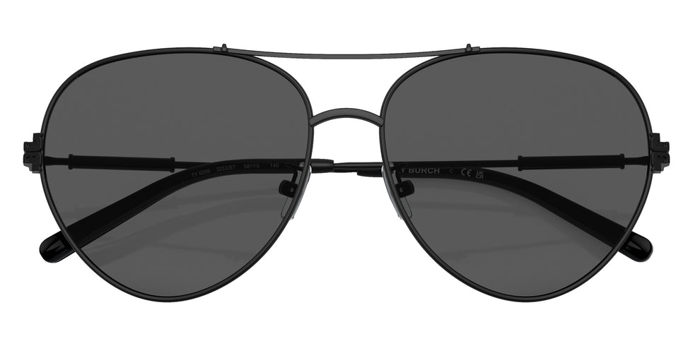 Tory Burch TY6098 325387 58 - Black / Dark Gray #id:ty6098325387_s:100120