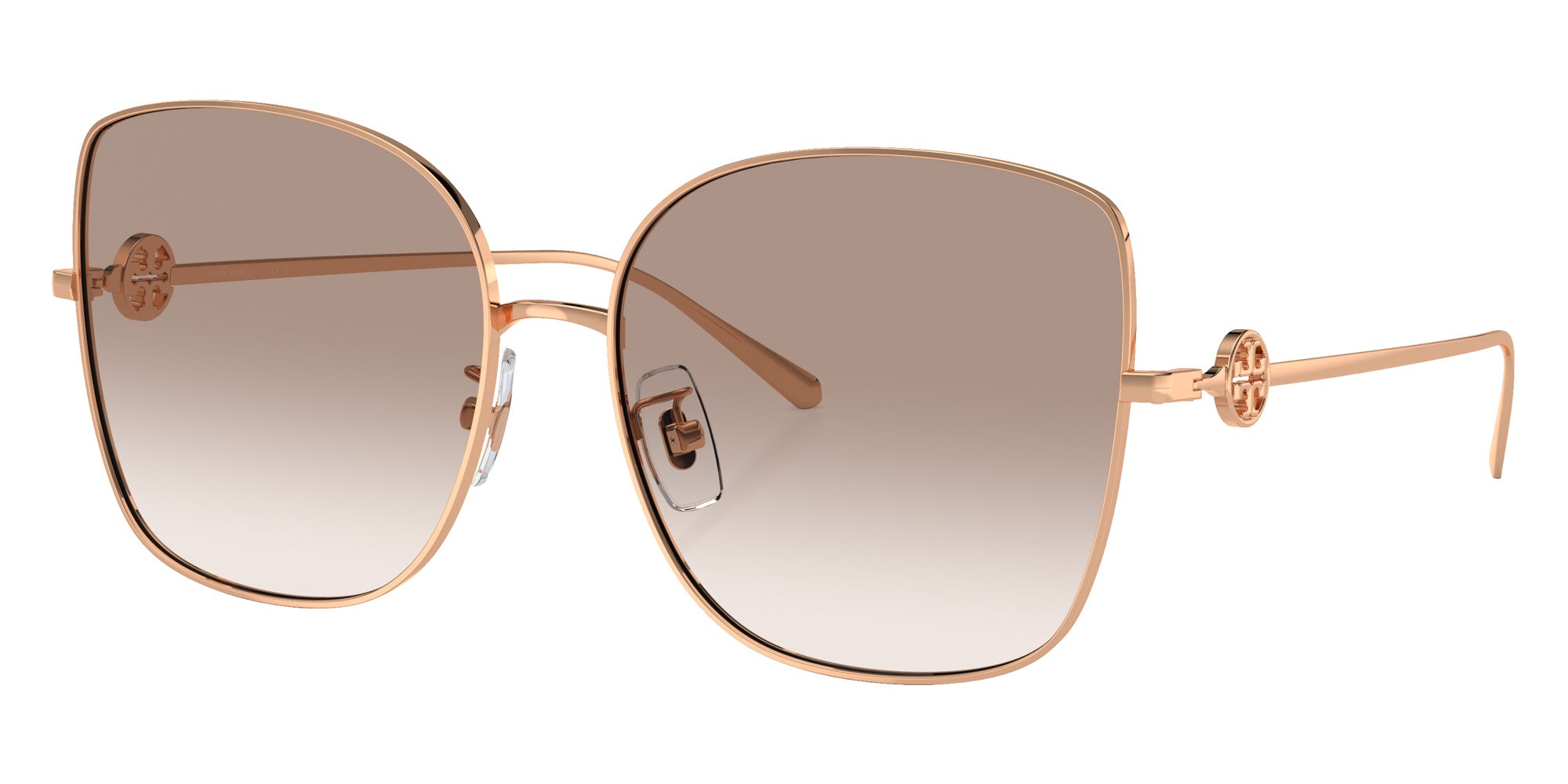 Tory Burch TY6106D 335313 60 - Rose Gold / Clear Gradient Light Brown #id:ty6106d335313_s:100105