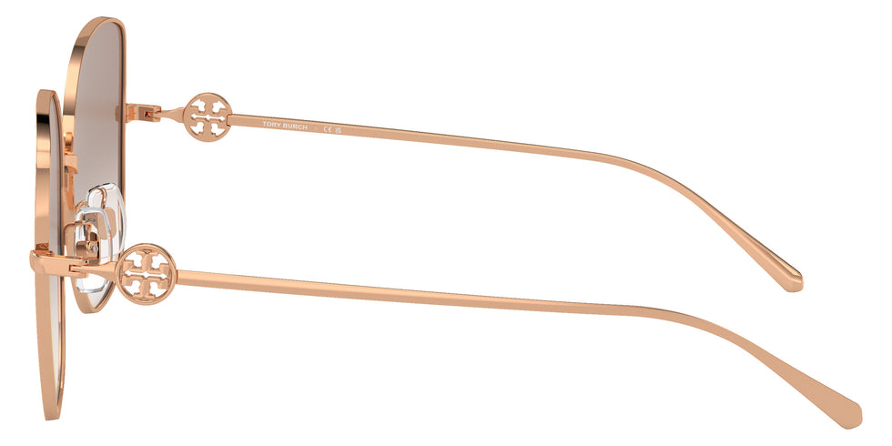 Tory Burch TY6106D 335313 60 - Rose Gold / Clear Gradient Light Brown #id:ty6106d335313_s:100110
