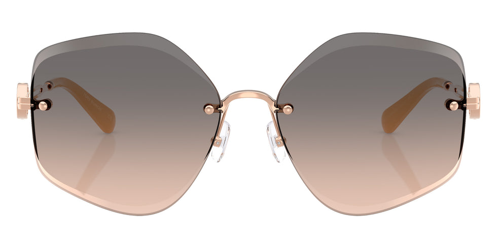 Tory Burch TY6111 3358G9 58 - Light Rose Gold / Light Brown Gradient Gray #id:ty61113358g9_s:100100