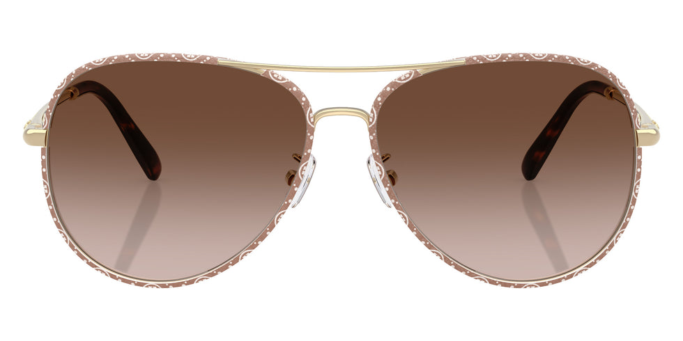 Tory Burch TY6114 336013 58 - Light Gold / Brown Gradient #id:ty6114336013_s:100100