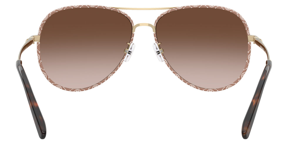 Tory Burch TY6114 336013 58 - Light Gold / Brown Gradient #id:ty6114336013_s:100115