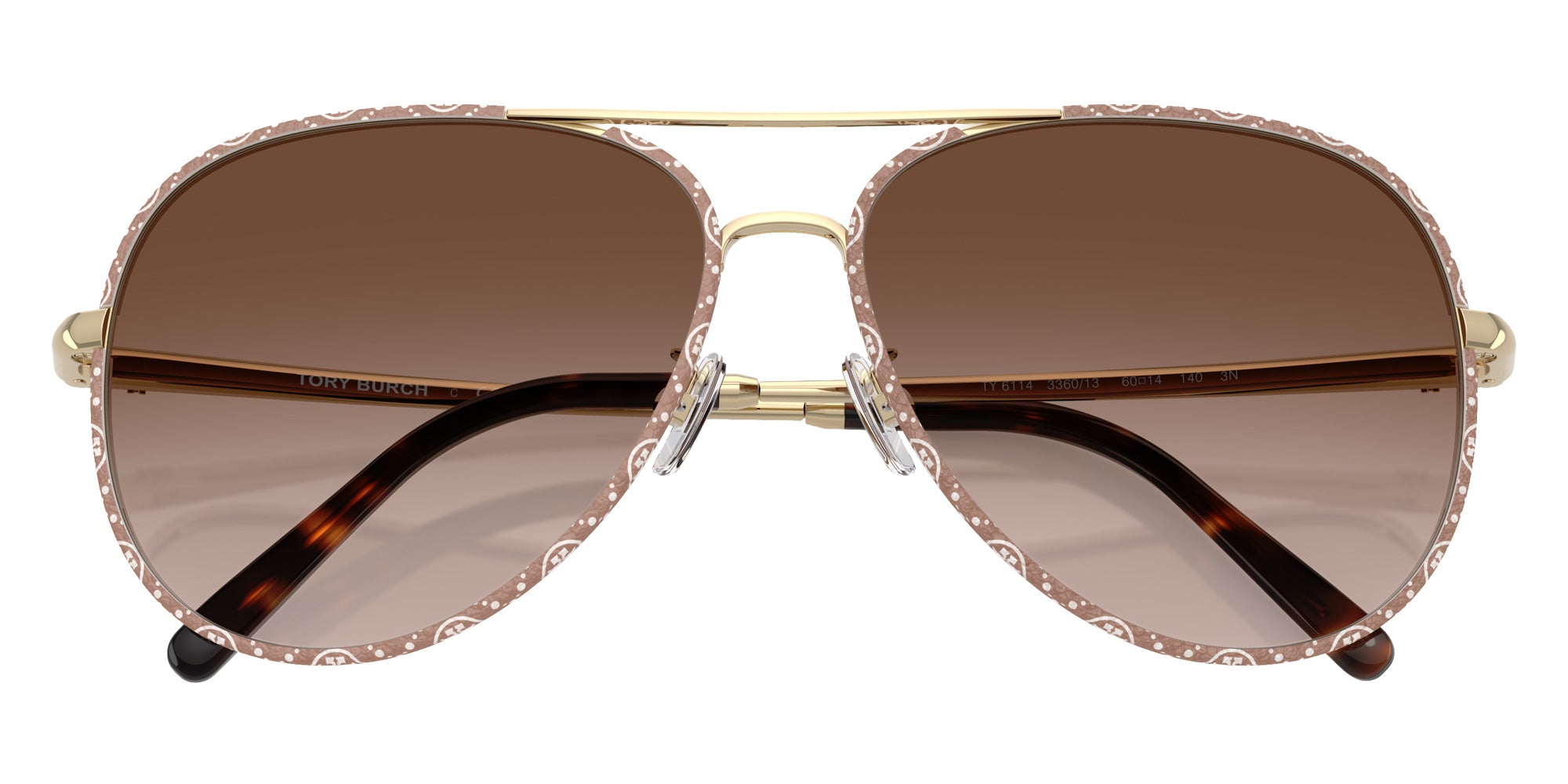 Tory Burch TY6114 336013 58 - Light Gold / Brown Gradient #id:ty6114336013_s:100120