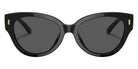 Tory Burch TY7168U 17098G 52 - Black / Gray Solid #id:ty7168u17098g_s:100100