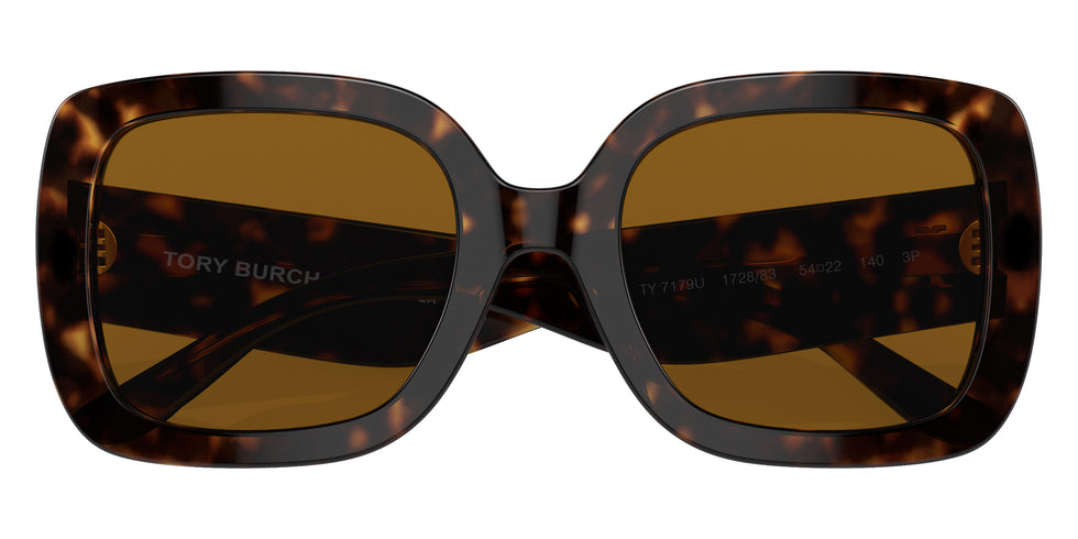 Tory Burch TY7179U 172883 54 - Dark Tortoise / Solid Brown Polarized #id:ty7179u172883_s:100120
