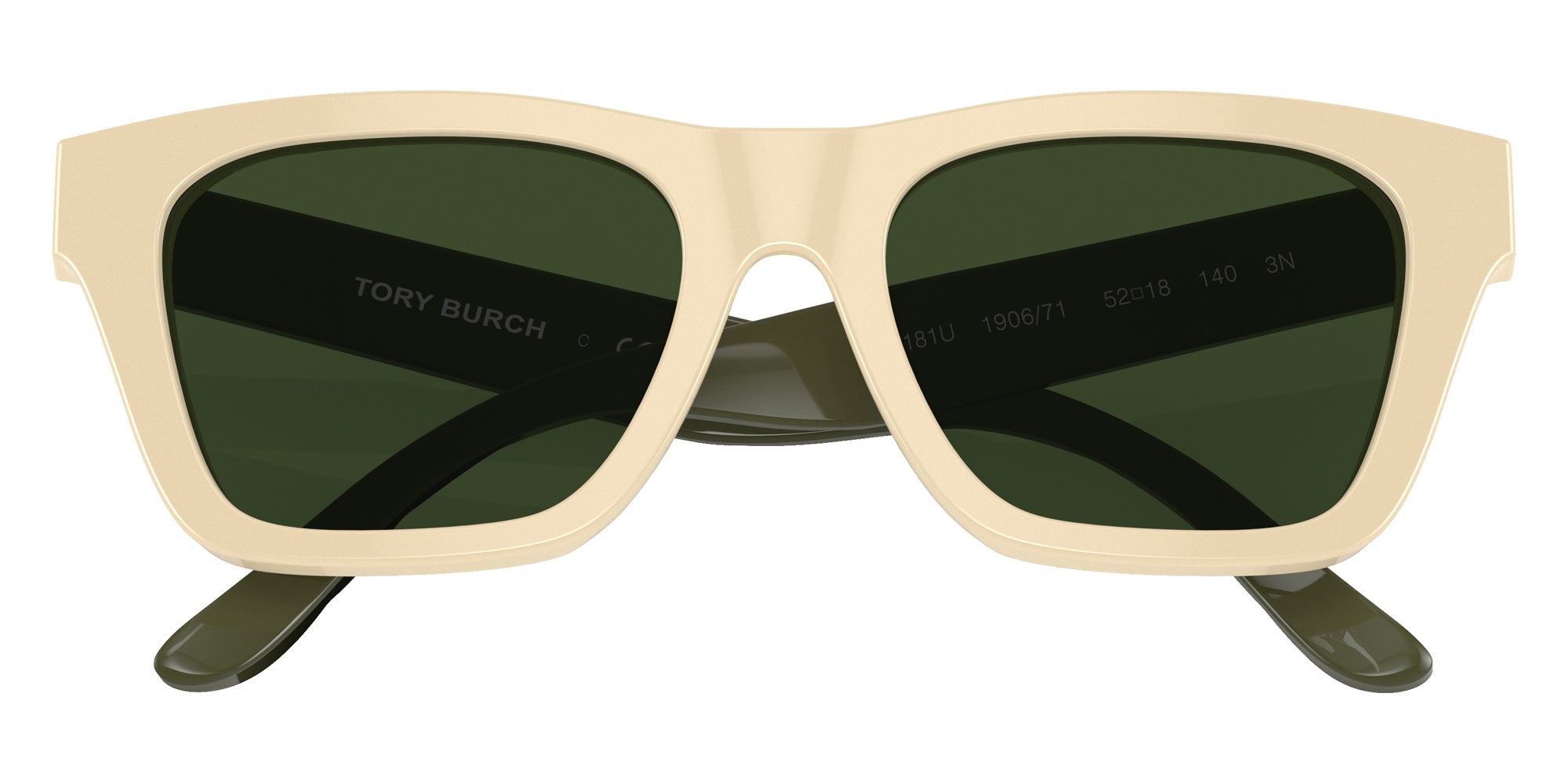 Tory Burch TY7181U 190671 52 - Solid Ivory / Solid Dark Green #id:ty7181u190671_s:100120