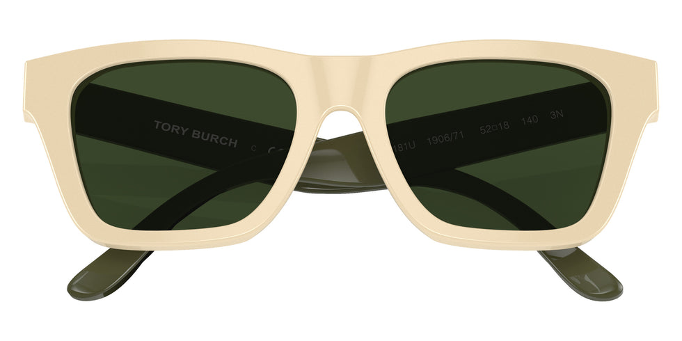 Tory Burch TY7181U 190671 52 - Solid Ivory / Solid Dark Green #id:ty7181u190671_s:100120