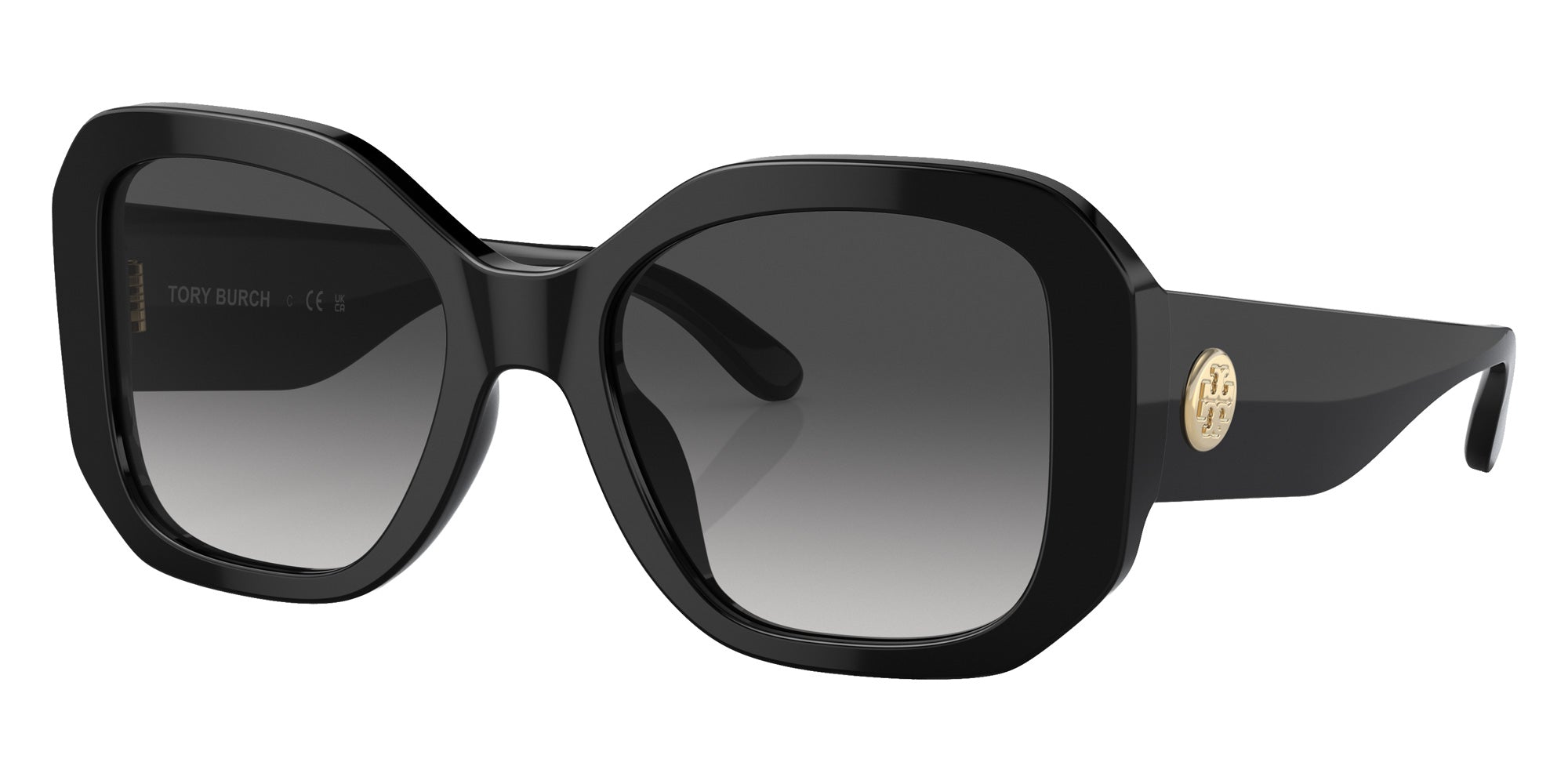 Tory Burch TY7183U 17098G 52 - Black / Gray Gradient #id:ty7183u17098g_s:100105