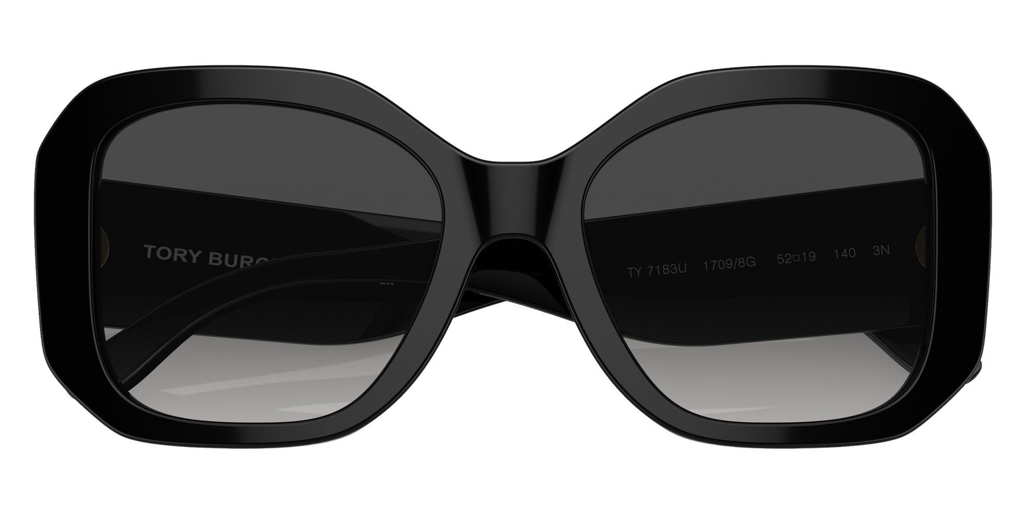 Tory Burch TY7183U 17098G 52 - Black / Gray Gradient #id:ty7183u17098g_s:100120