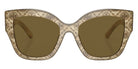 Tory Burch TY7184U 193373 54 - Ivory Horn With Olive Monogram / Solid Olive #id:ty7184u193373_s:100100