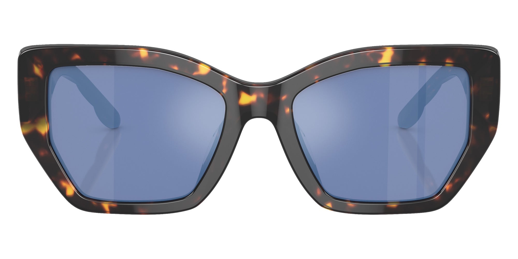 Tory Burch TY7187U 19441U 53 - Brown Tortoise / Dark Blue Violet Mirrored #id:ty7187u19441u_s:102100