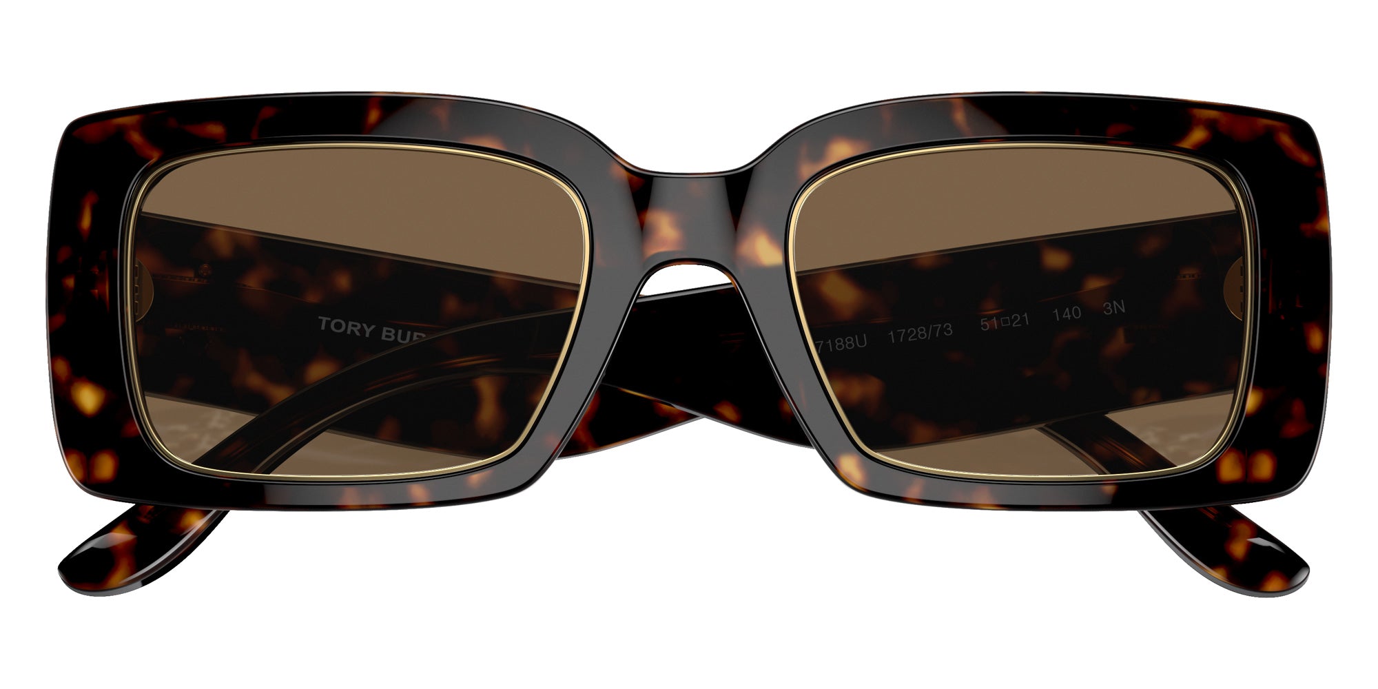 Tory Burch TY7188U 172873 51 - Dark Tortoise / Dark Brown #id:ty7188u172873_s:100120