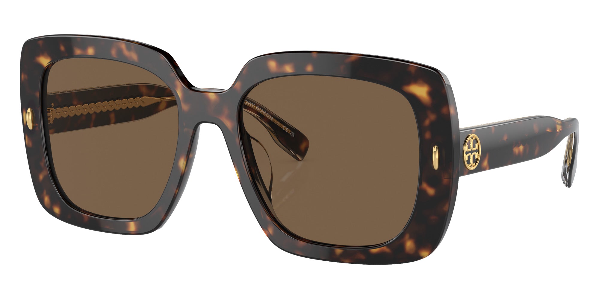Tory Burch TY7193F 172873 58 - Dark Tortoise / Dark Brown #id:ty7193f172873_s:100105