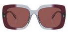 Tory Burch TY7193U 194669 56 - Gradient Burgundy / Dark Violet #id:ty7193u194669_s:102100