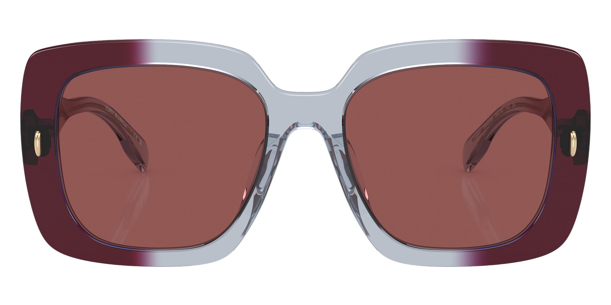 Tory Burch TY7193U 194669 56 - Gradient Burgundy / Dark Violet #id:ty7193u194669_s:102100