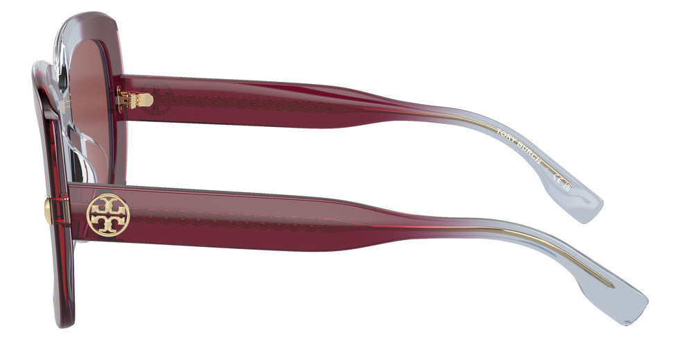 Tory Burch TY7193U 194669 56 - Gradient Burgundy / Dark Violet #id:ty7193u194669_s:102110