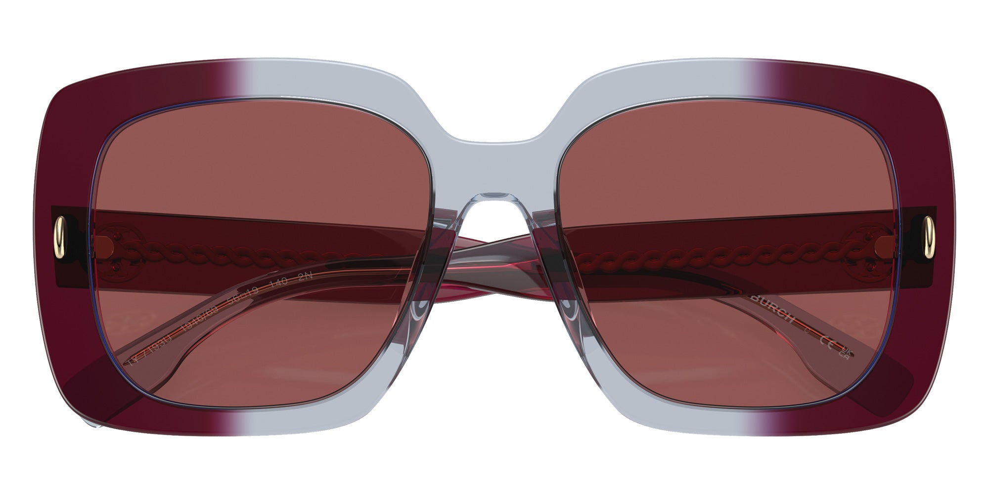 Tory Burch TY7193U 194669 56 - Gradient Burgundy / Dark Violet #id:ty7193u194669_s:102120