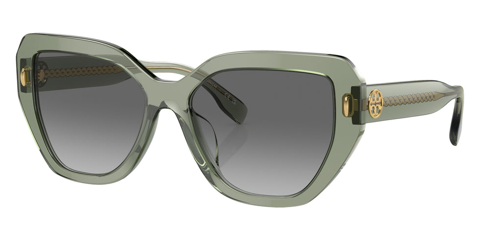 Tory Burch TY7194U 194111 55 - Transparent Sage / Light Gray Gradient Dark Gray #id:ty7194u194111_s:102105