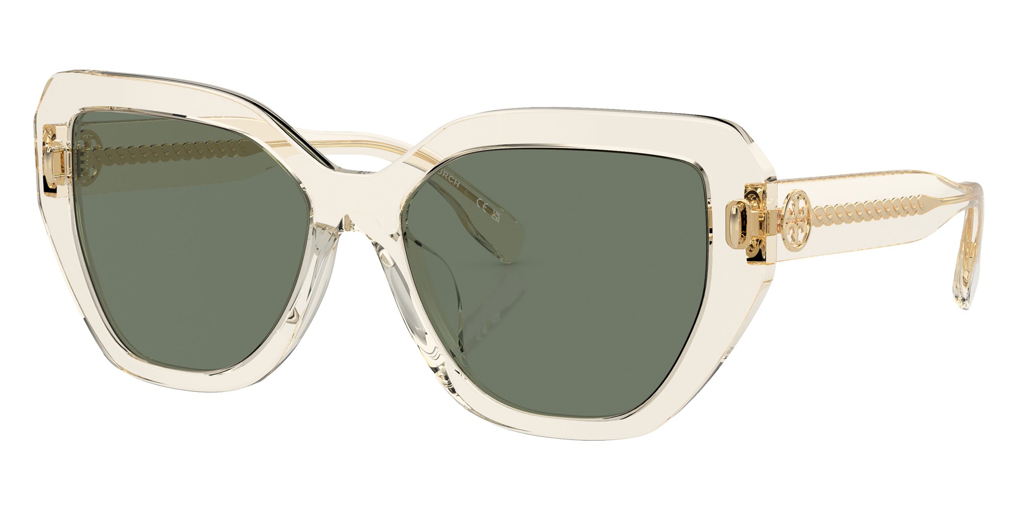 Tory Burch TY7194U 19523H 55 - Transparent Pinot / Dark Green #id:ty7194u19523h_s:104105