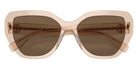 Tory Burch TY7194U 19541A 55 - Brown / Solid Dark Brown #id:ty7194u19541a_s:106120