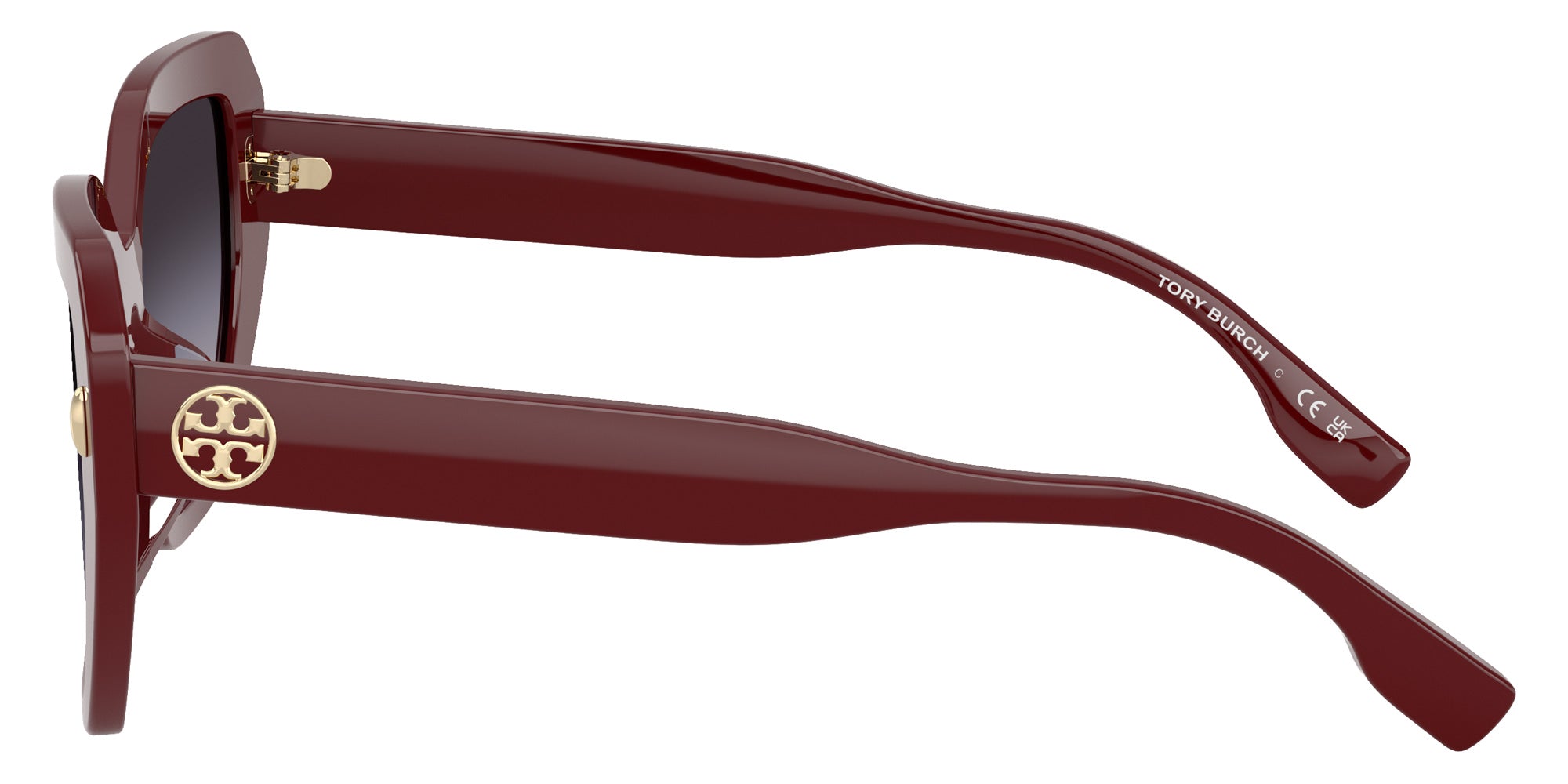 Tory Burch TY7194U 20188G 55 - Red Berry / Light Gray Gradient Dark Gray #id:ty7194u20188g_s:100110