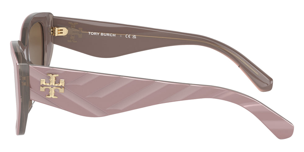 Tory Burch TY7196U 194773 53 - Pearlized Pink / Dark Brown #id:ty7196u194773_s:102110