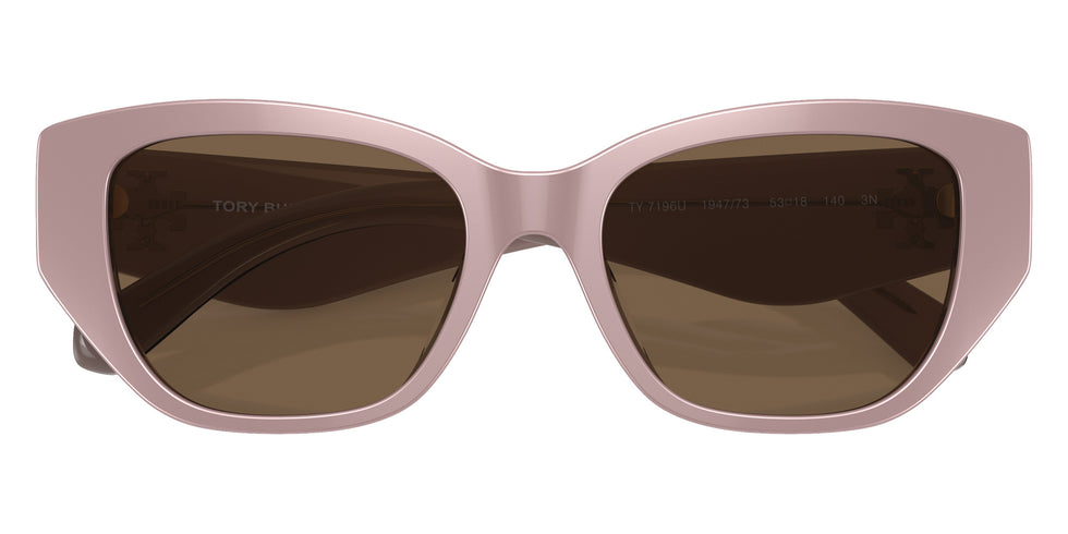 Tory Burch TY7196U 194773 53 - Pearlized Pink / Dark Brown #id:ty7196u194773_s:102120