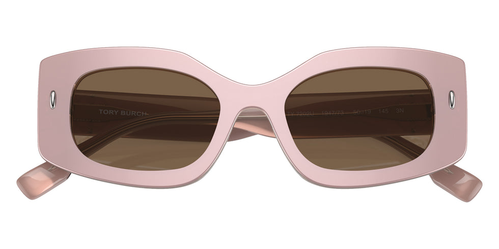 Tory Burch TY7202U 194773 50 - Pearlized Pink / Dark Brown #id:ty7202u194773_s:100120