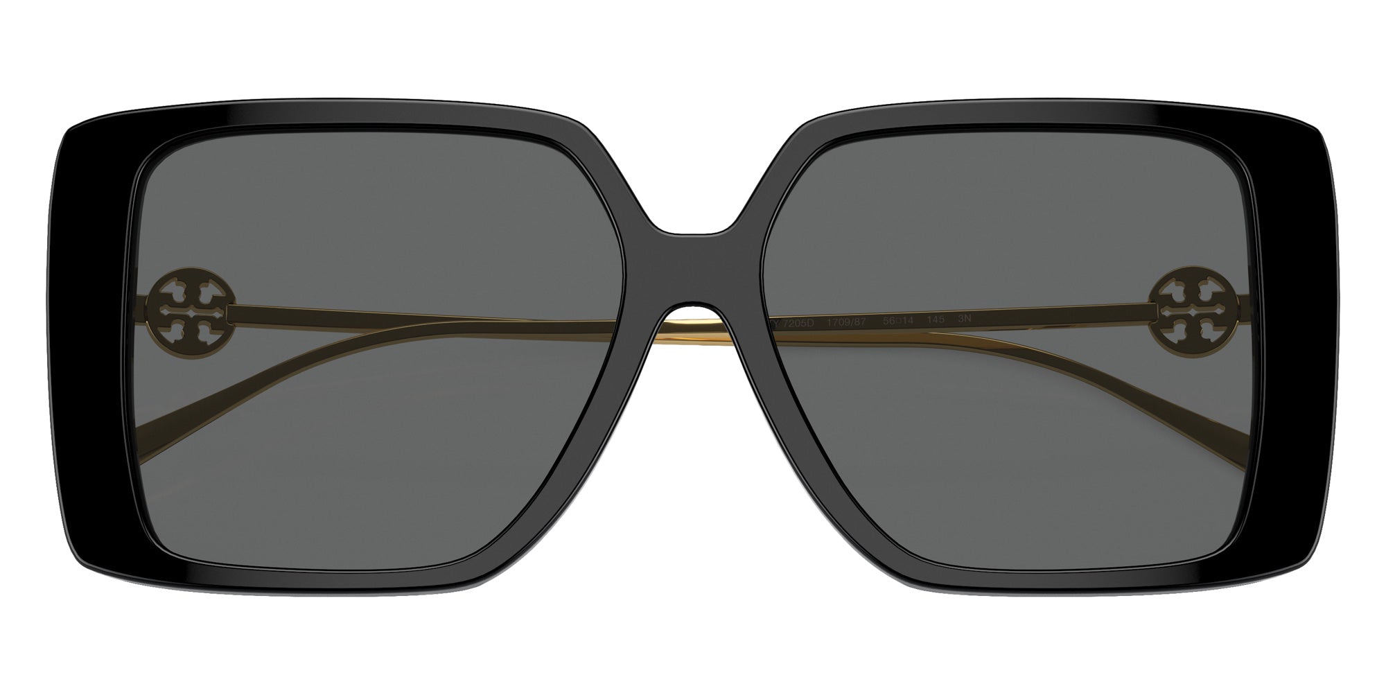 Tory Burch TY7205D 170987 56 - Black / Dark Gray #id:ty7205d170987_s:100120