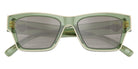 Tory Burch TY7207U 20026G 53 - Transparent Green & Ivory / Light Gray Silver Mirrored #id:ty7207u20026g_s:100120