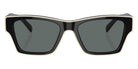 Tory Burch TY7207U 200481 53 - Black/Ivory / Dark Gray Polarized #id:ty7207u200481_s:102100