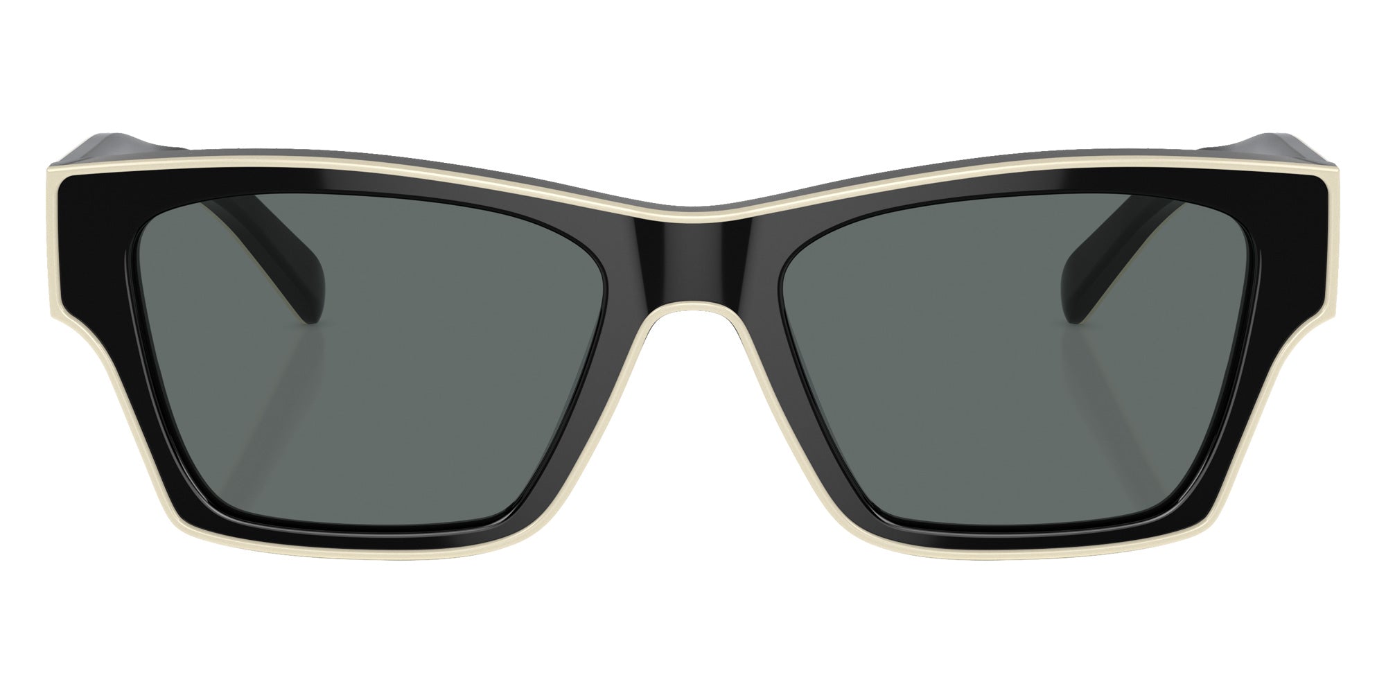 Tory Burch TY7207U 200481 53 - Black/Ivory / Dark Gray Polarized #id:ty7207u200481_s:102100