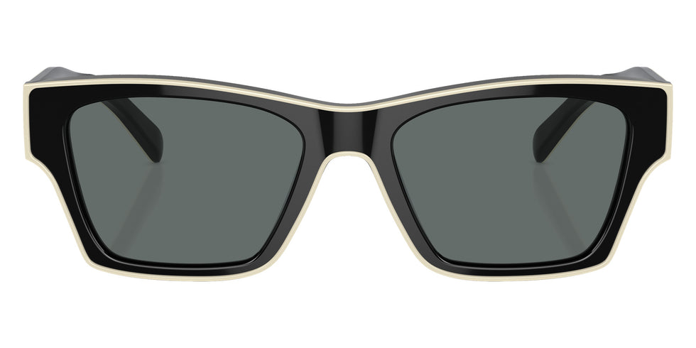 Tory Burch TY7207U 200481 53 - Black/Ivory / Dark Gray Polarized #id:ty7207u200481_s:102100