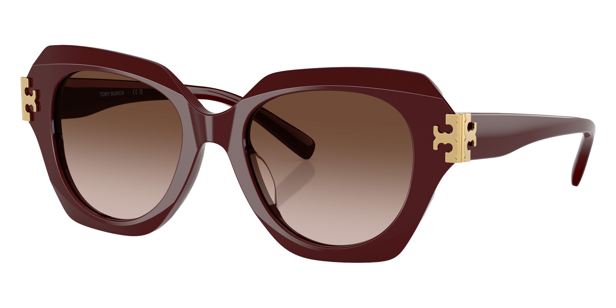 Tory Burch TY7215U 201813 51 - Berry Red / Brown Gradient #id:ty7215u201813_s:100105
