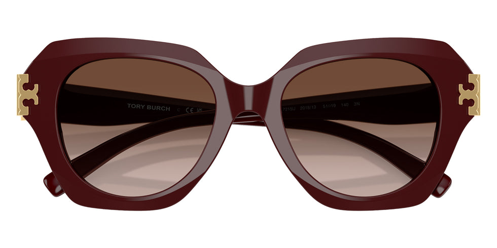 Tory Burch TY7215U 201813 51 - Berry Red / Brown Gradient #id:ty7215u201813_s:100120