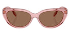 Tory Burch TY7220D 202173 55 - Transparent Light Pink / Dark Brown #id:ty7220d202173_s:100100