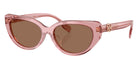 Tory Burch TY7220D 202173 55 - Transparent Light Pink / Dark Brown #id:ty7220d202173_s:100105